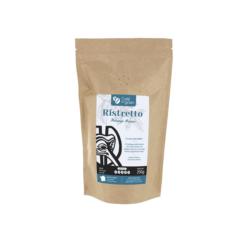 Café mélange italien RISTRETTO - Sac 250g