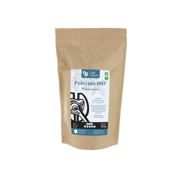 Café mélange maison PALERMO BIO - Sac 250g