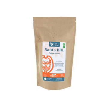 Café mélange maison Santa BIO - Sac 250g