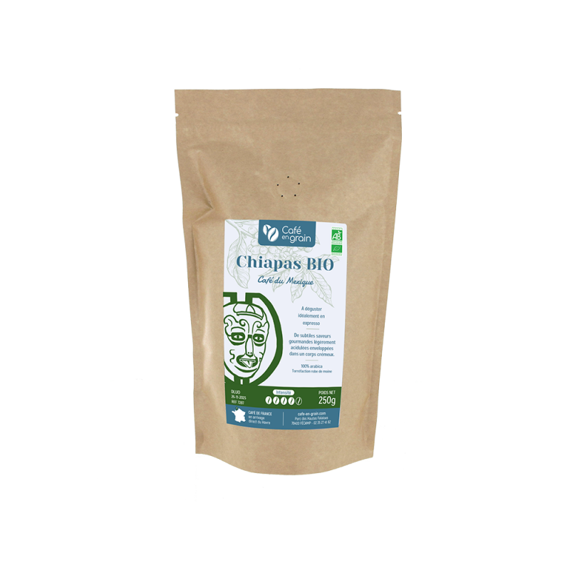 Café Mexique CHIAPAS Altura BIO - Sac 250g