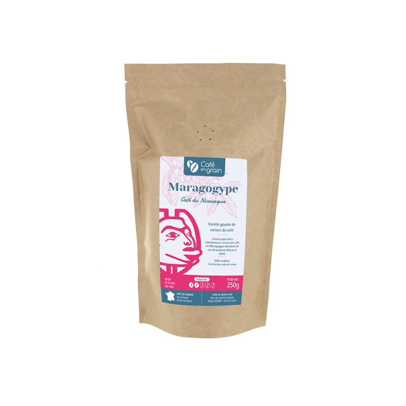 Café Nicaragua MARAGOGYPE Nueva Segovia - Sac 250g