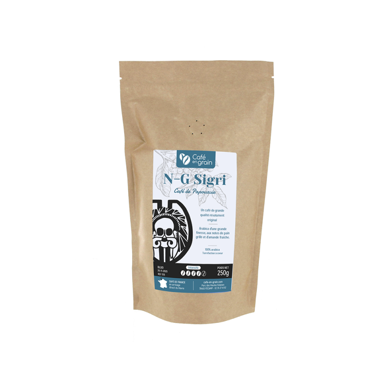 Café papouasie N-G SIGRI -Sachet 250g