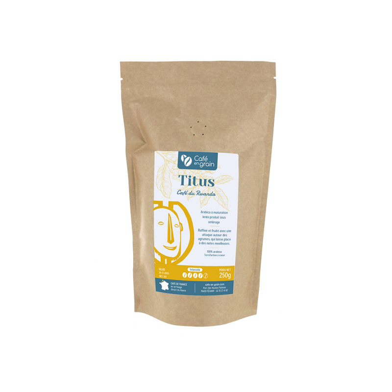 Café Rwanda TITUS région Cyangugu-sachet 250g