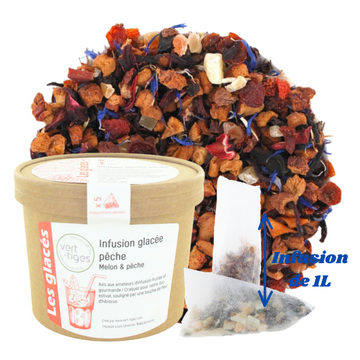 Infusion glacée pêche x5 infusettes