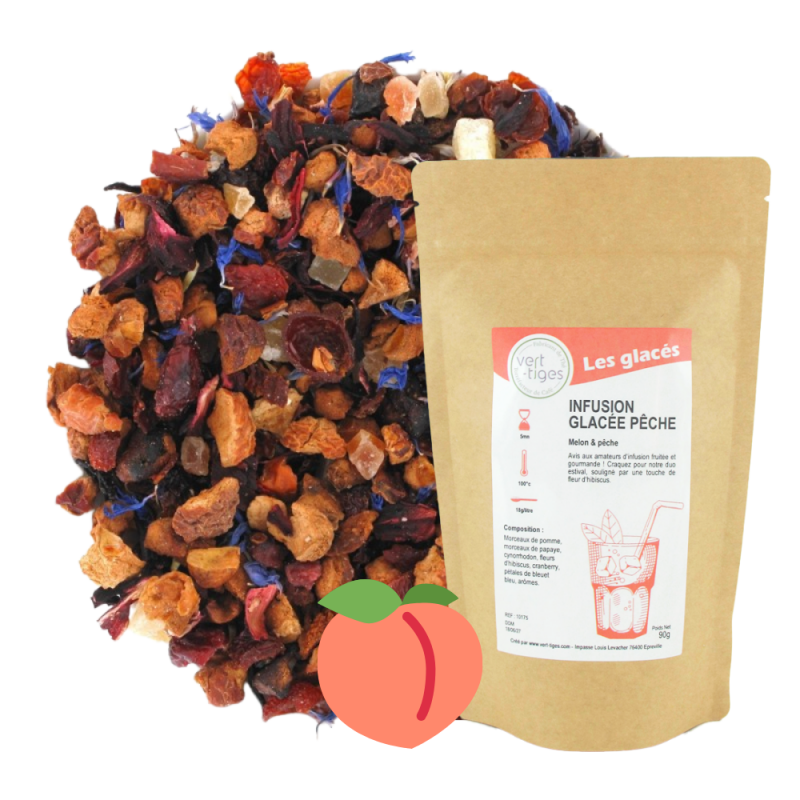 Infusion glacée pêche