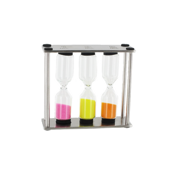 Sablier 3 temps inox