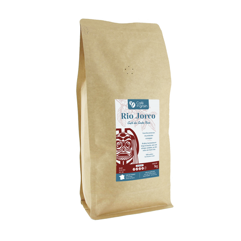 Sac 1kg - Café Costa Rica RIO JORCO pur Tarrazù