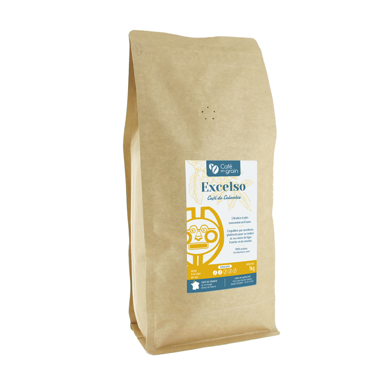 Sac 1kg - Café d'altitude Colombie Excelso