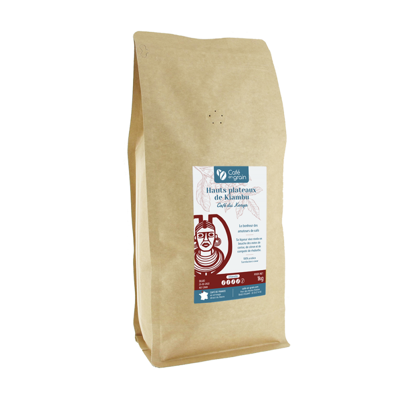 Sac 1kg - Café Kenya hauts plateaux de Kiambu