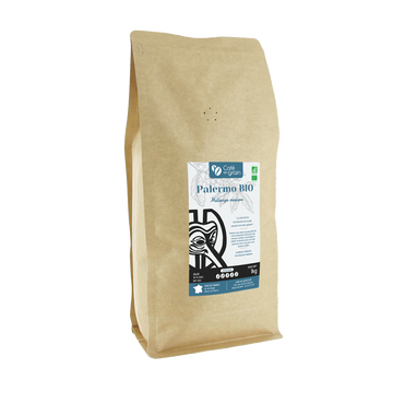 Sac 1kg - Café mélange maison PALERMO BIO
