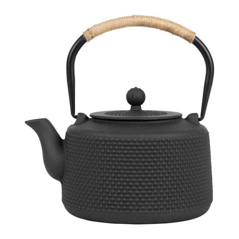 Théière en fonte 1.3L POINTILLE noire